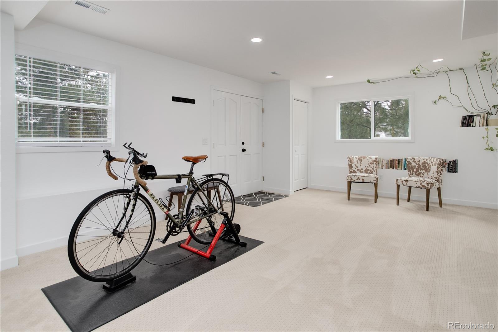 95 Fitzsimmons Road Bailey, CO 80421 - Photo 22 of 38 a view of a room with gym equipment