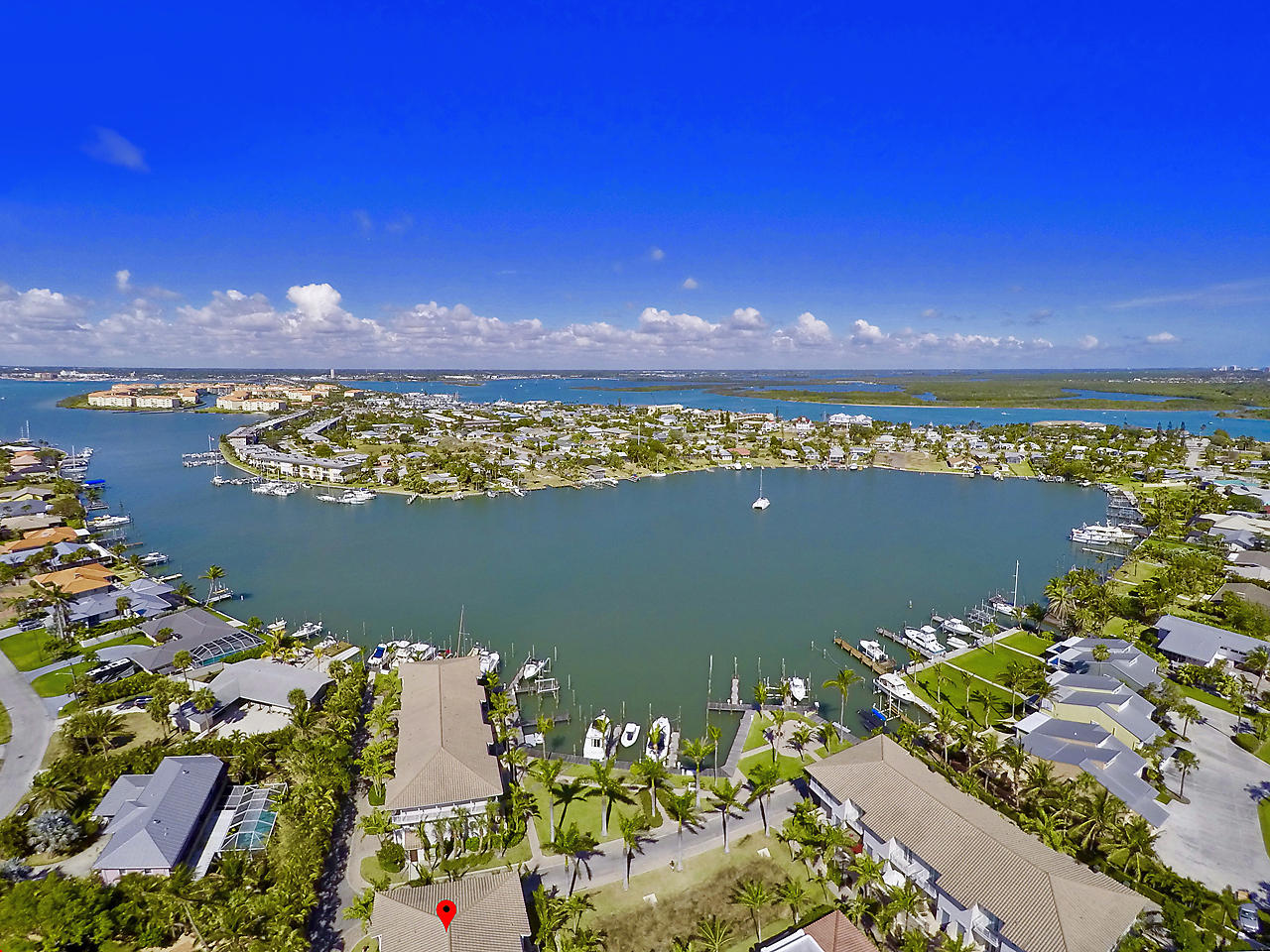1570 Island Cove Road Fort Pierce, FL 34949 - Photo 2 of 34 Aerial Bay