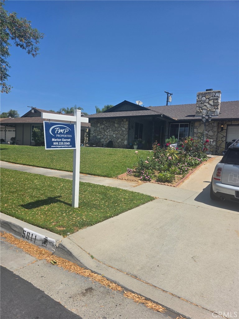 5911 Green Valley Road Riverside, CA 92504 - Photo 24 of 24 a front view of a house with garden