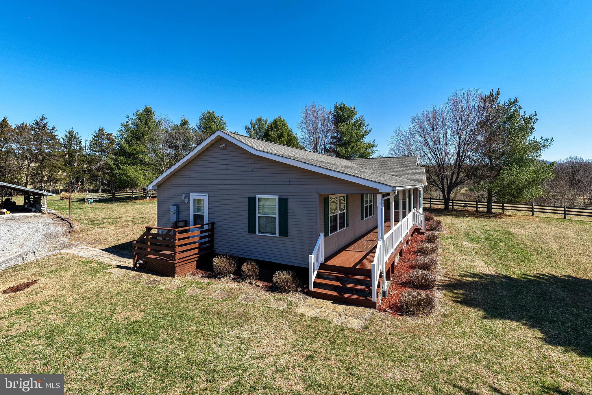 2301 South Page Valley Road Luray, VA 22835 - Photo 9 of 66 a view of a house with backyard