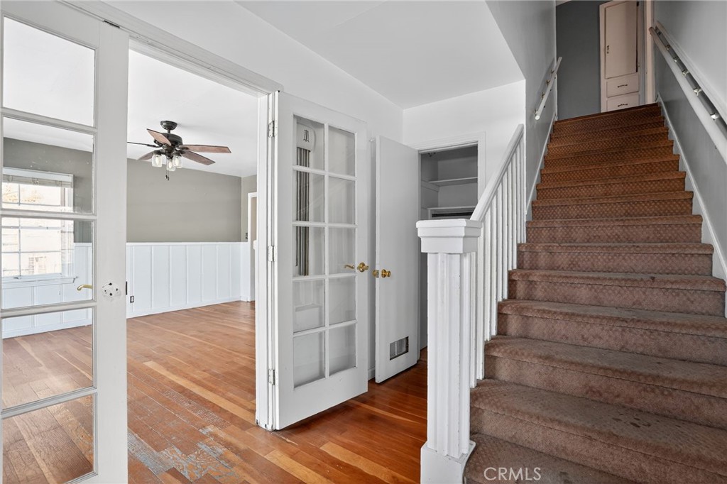 1717 Locust Ravine Bakersfield, CA 93306 - Photo 16 of 29 a view of entryway and hall with wooden floor
