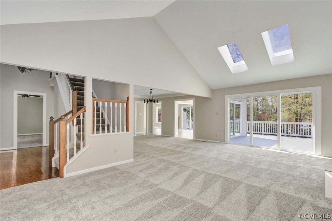 14205 Regatta Pointe Road Midlothian, VA 23112 - Photo 8 of 20 a view of an empty room with a balcony