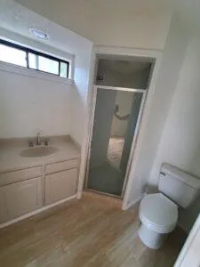 a view of empty room