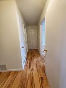 a view of wooden floor