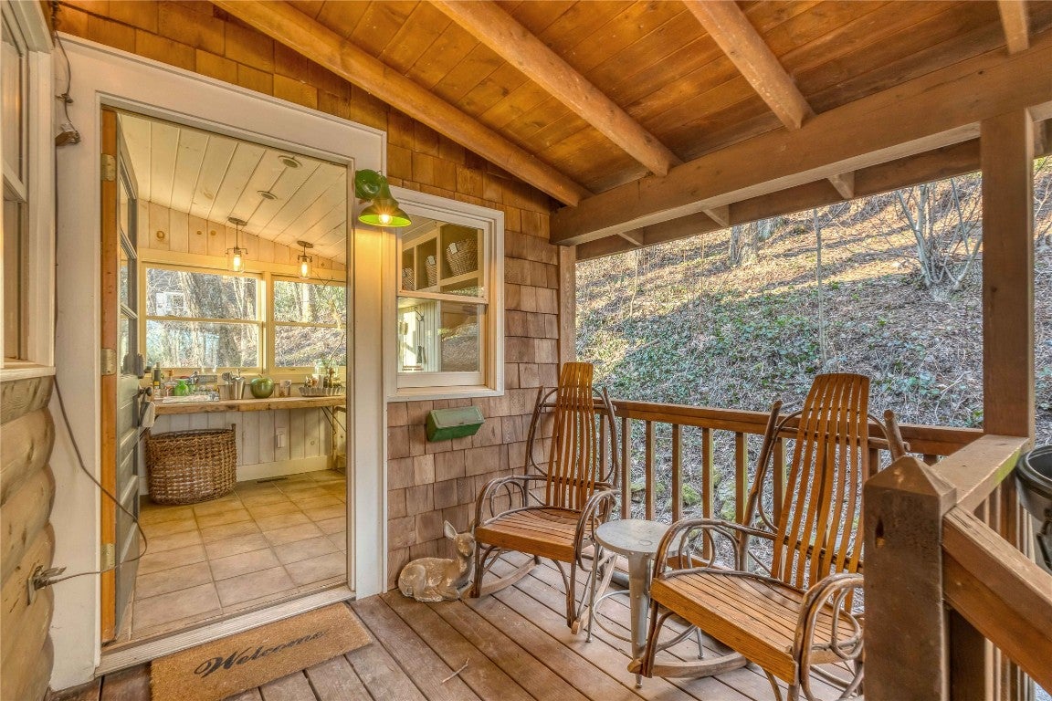 494 Satulah Ridge Road Highlands, NC 28741 - Photo 3 of 58 Inviting Covered Porch