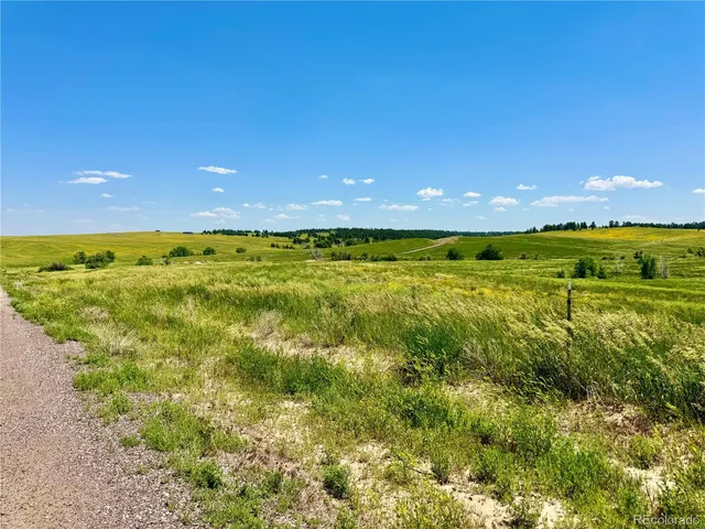 a view of an ocean beach and a yard