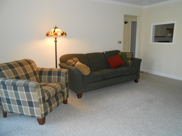 892 South Plum Grove Road, Unit 103 Palatine, IL 60067 - Photo 2 of 14 a living room with furniture and a flat screen tv