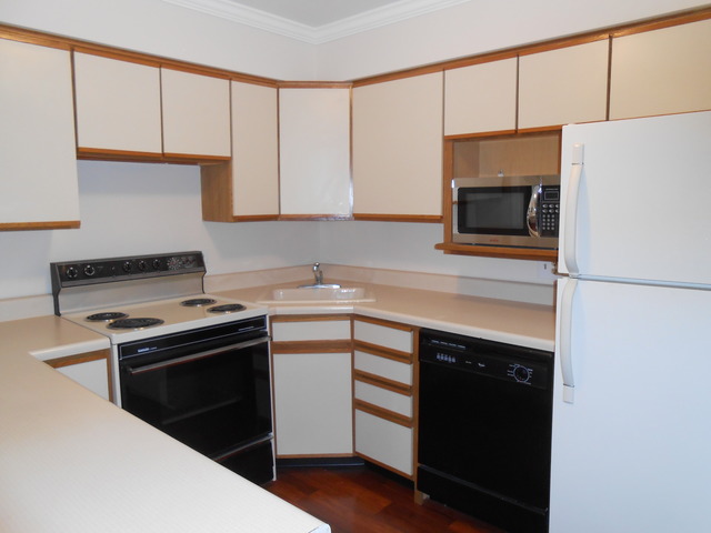 892 South Plum Grove Road, Unit 103 Palatine, IL 60067 - Photo 4 of 14 a kitchen with a sink stove and microwave