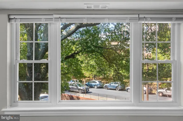 a view of a window in a house