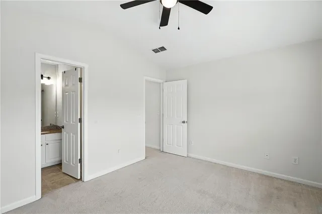 a view of empty room