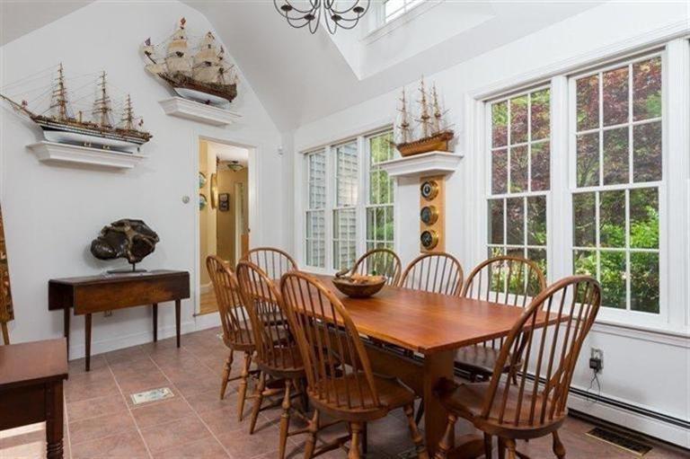 414 Eel River Road Osterville, MA 02655 - Photo 2 of 23 a view of a dining room with furniture window and outside view