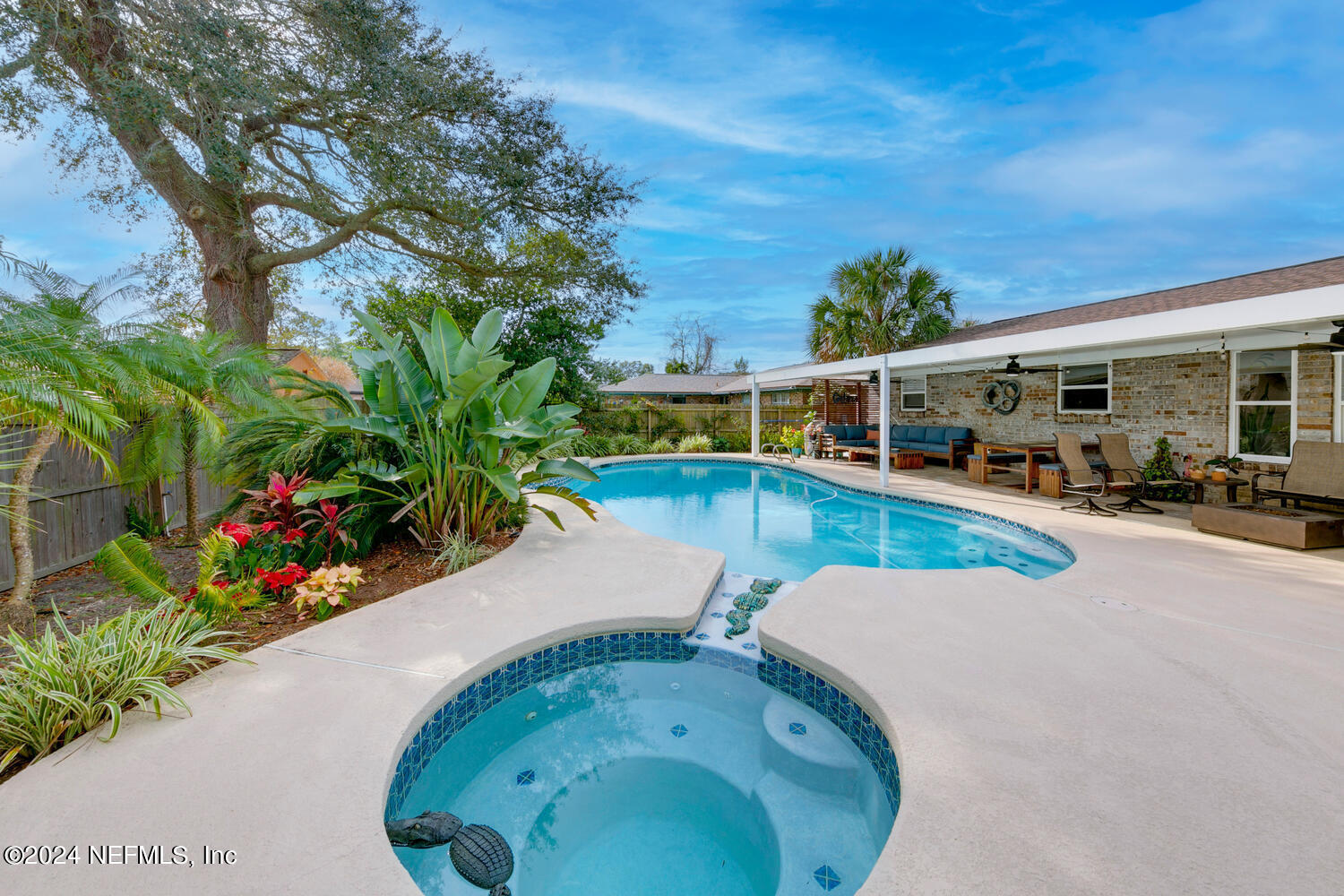 3997 Raintree Road Jacksonville, FL 32277 - Photo 36 of 58 Salt Water Pool w Spa