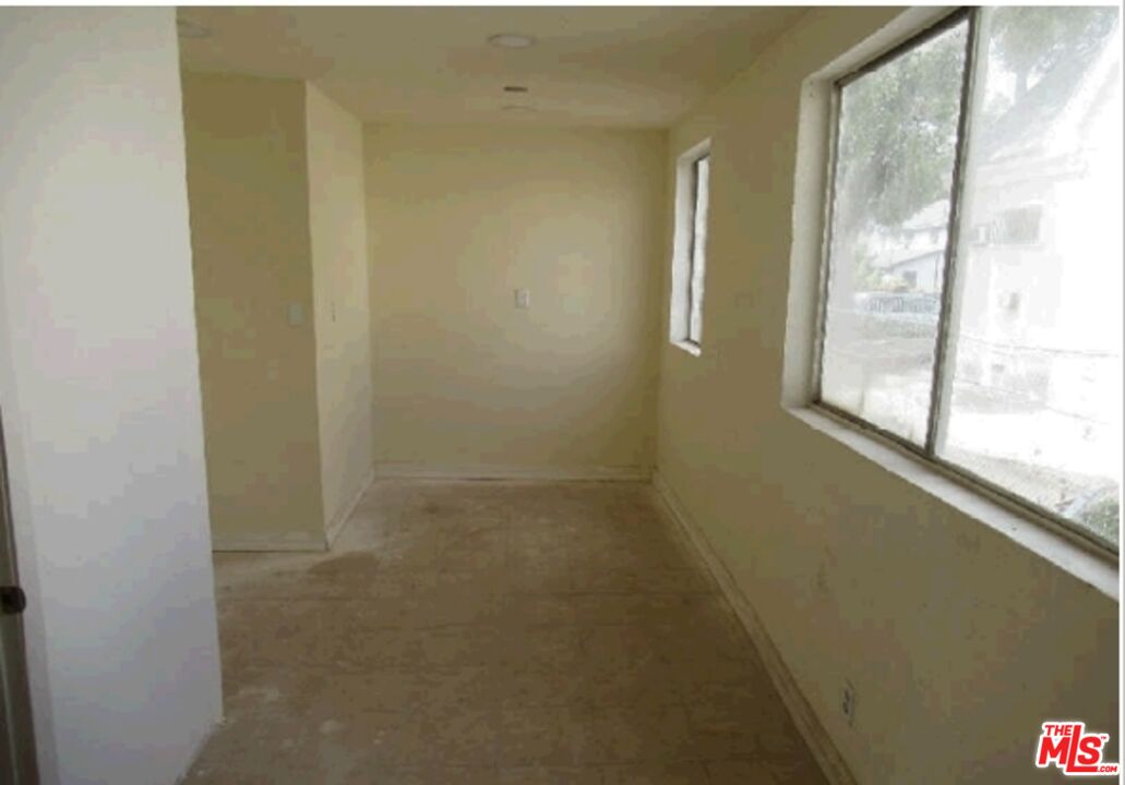 a bathroom with a window