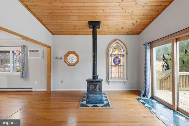 a very nice looking room with a large window