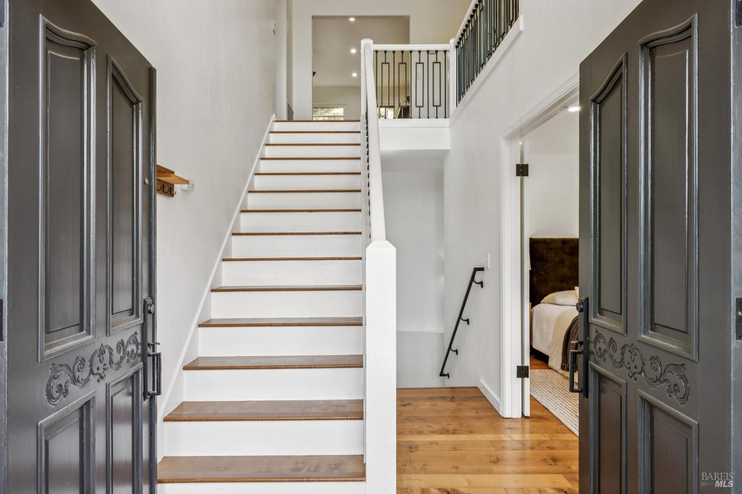 227 Coleman Drive San Rafael, CA 94901 - Photo 3 of 36 a view of entryway and hall with wooden floor