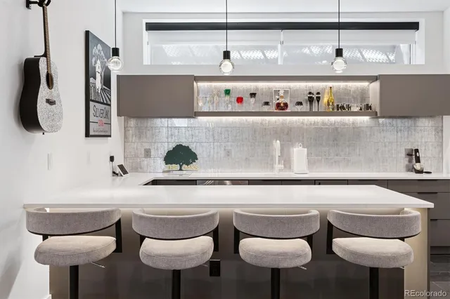 a view of a car garage