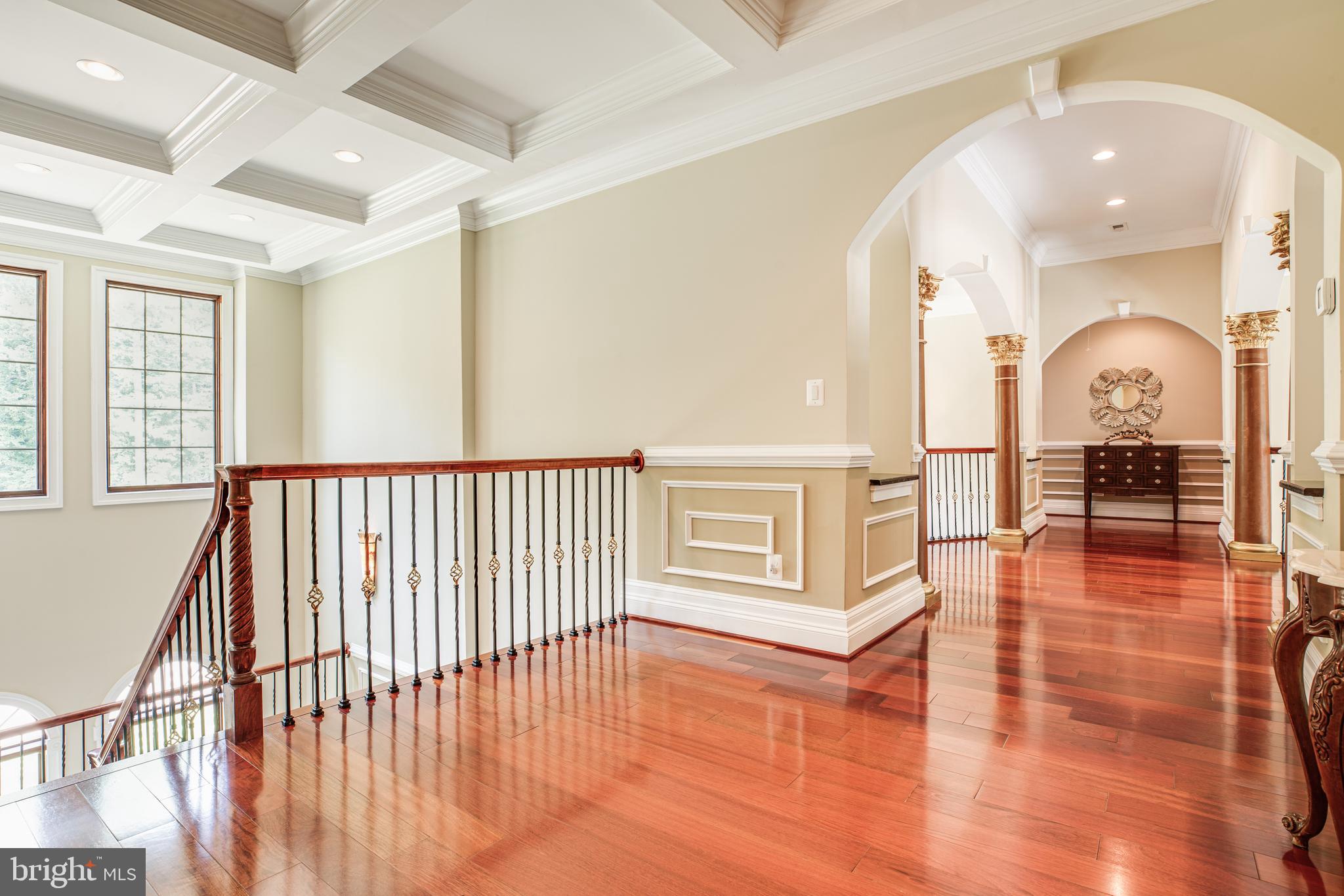 9 Winning Colors Road Stafford, VA 22556 - Photo 36 of 79 Upstairs Landing and Coffered Ceilings