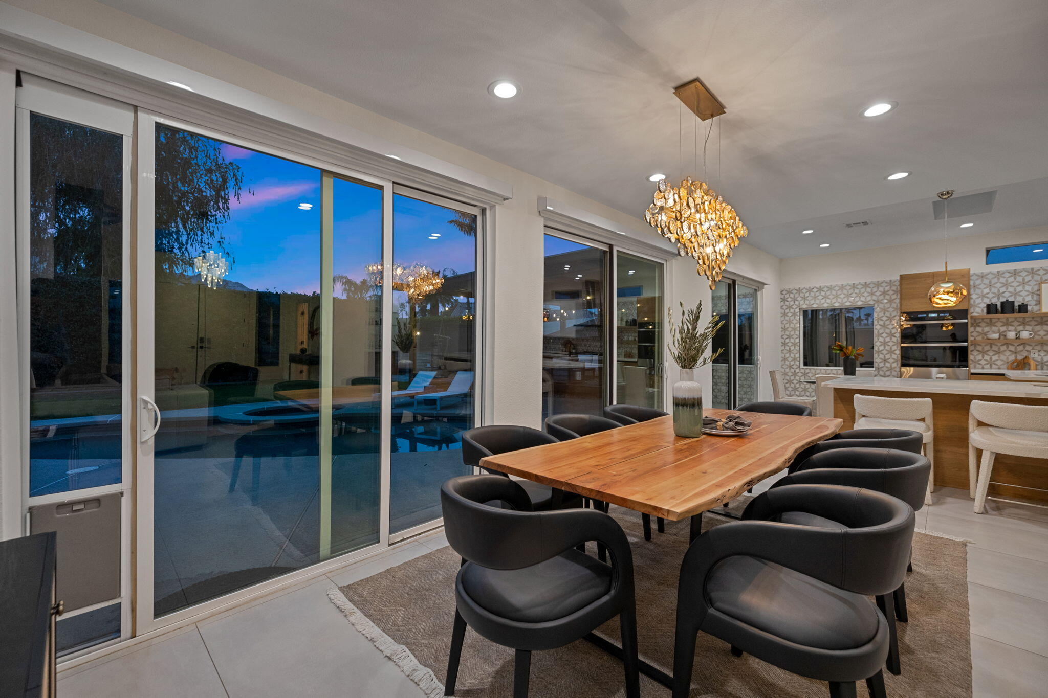 37011 Palmdale Road Rancho Mirage, CA 92270 - Photo 54 of 63 a view of a dining room with furniture
