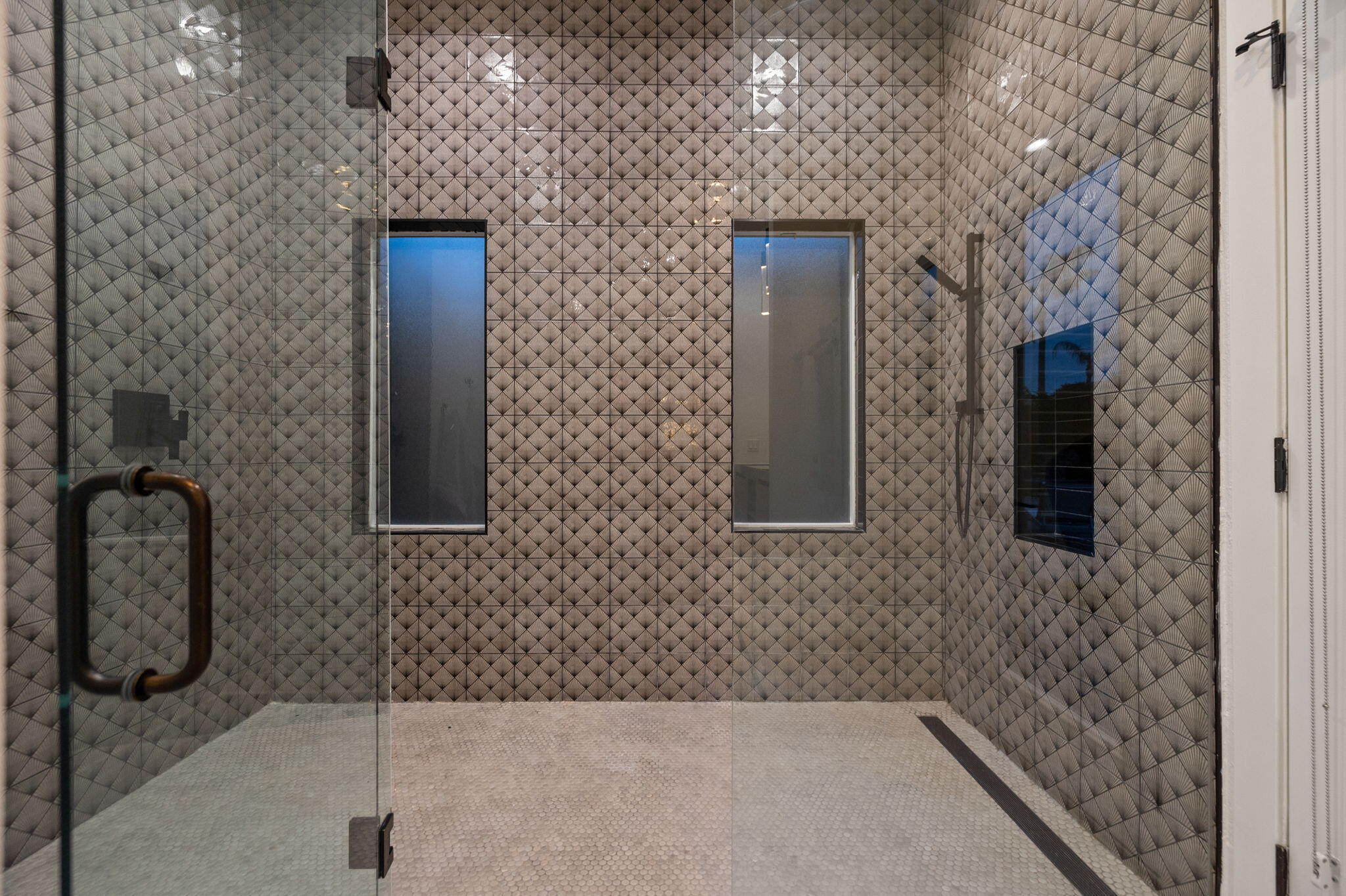 37011 Palmdale Road Rancho Mirage, CA 92270 - Photo 60 of 63 a bathroom with a granite countertop sink and a mirror
