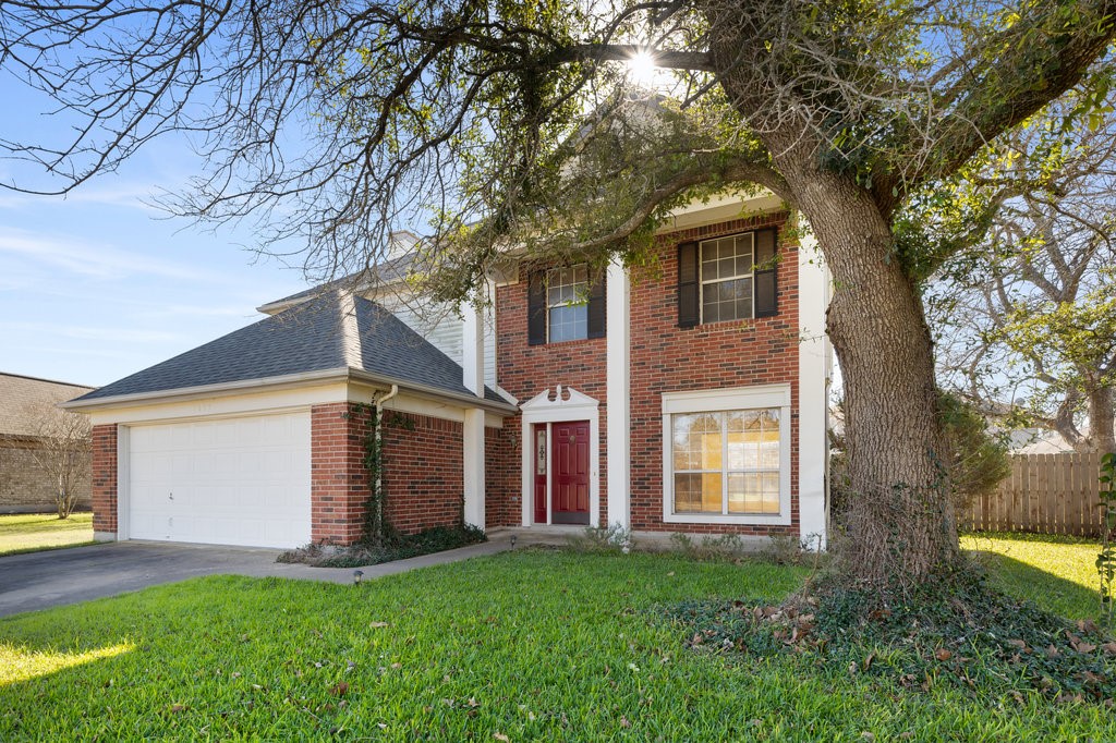 16603 Spotted Eagle Drive Leander, TX 78641 - Photo 1 of 1 front view of a house with a yard