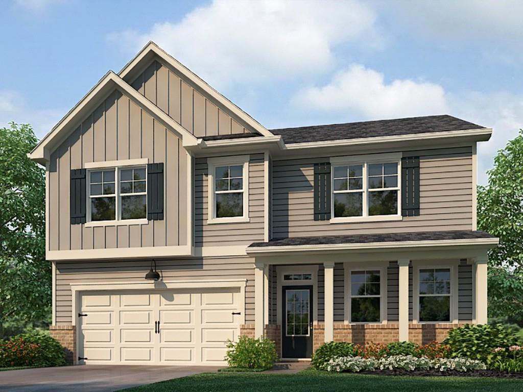 142 Highgrove Circle Dallas, GA 30157 - Photo 1 of 1 The Hanover Elevation M at Palisades in Dallas, Georgia