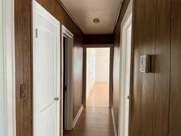 a view of a hallway with a elevator