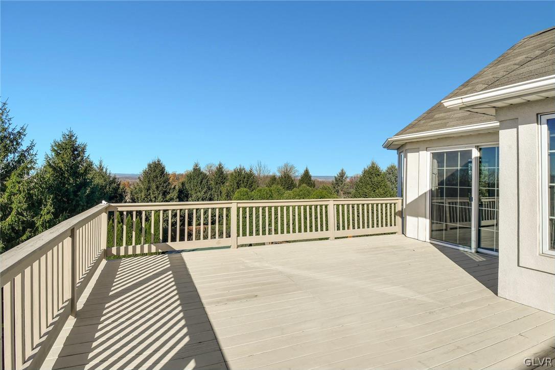 10 Barron Hill Road Easton, PA 18042 - Photo 32 of 35 a view of a wooden deck and a yard