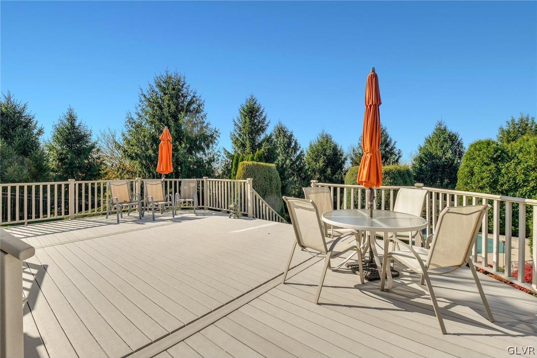 10 Barron Hill Road Easton, PA 18042 - Photo 33 of 35 a view of a chair and table on the deck