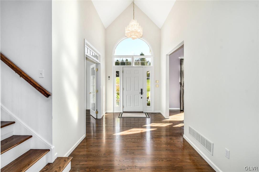 10 Barron Hill Road Easton, PA 18042 - Photo 10 of 35 a view of empty room with wooden floor and fan