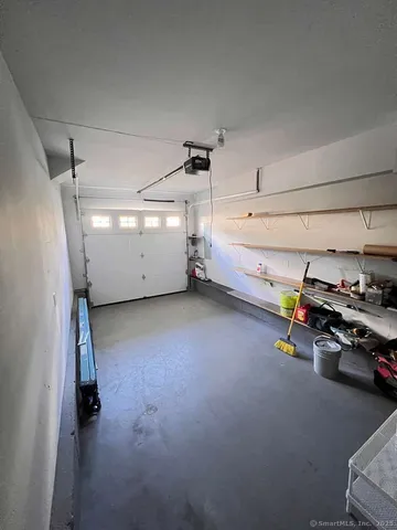 a view of a room with storage and utility