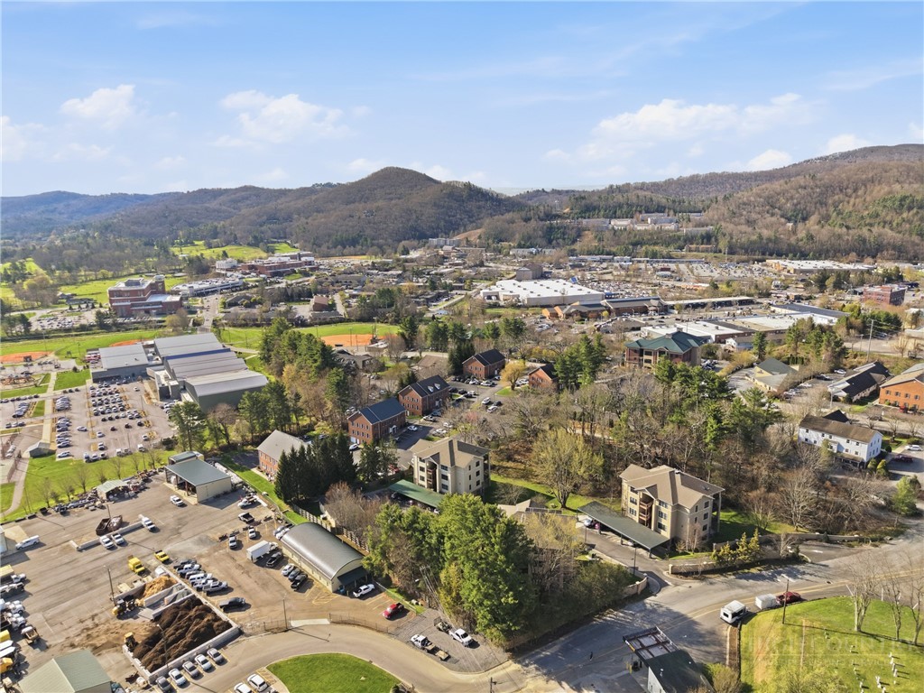 155 Gateway Drive, Unit 102 Boone, NC 28607 - Photo 40 of 43 an aerial view of residential house with outdoor space