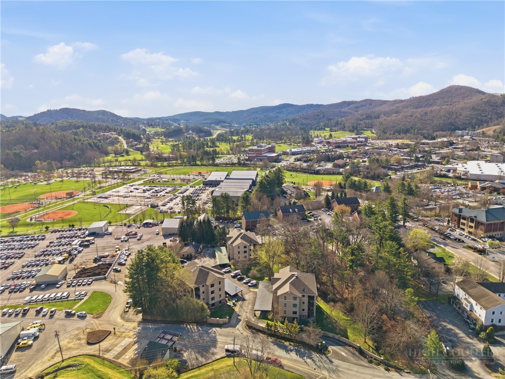 155 Gateway Drive, Unit 102 Boone, NC 28607 - Photo 42 of 43 a view of a city with mountains in the background