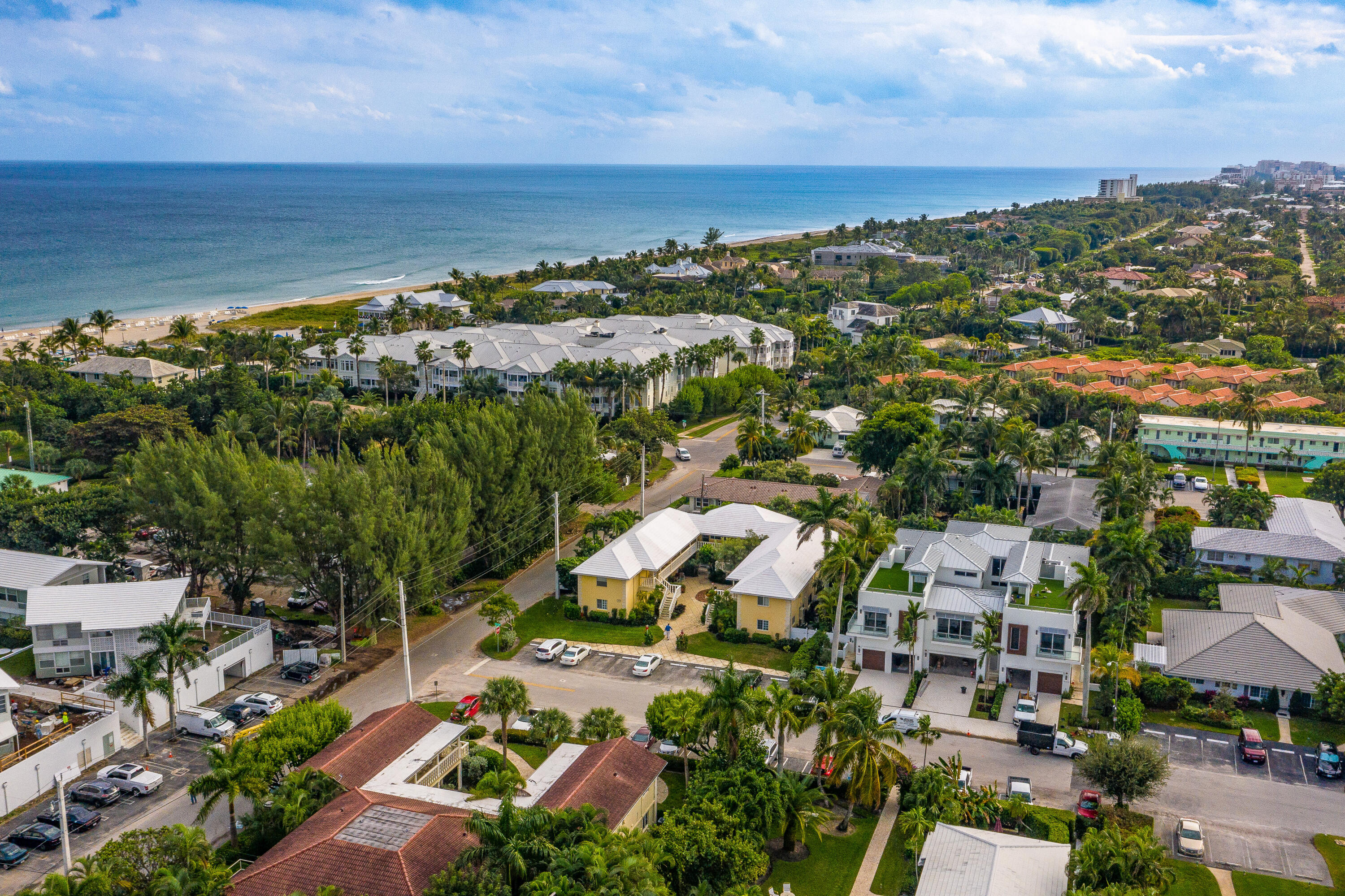 1030 Langer Way, Unit 5 Delray Beach, FL 33483 - Photo 17 of 21 an aerial view of residential houses with outdoor space