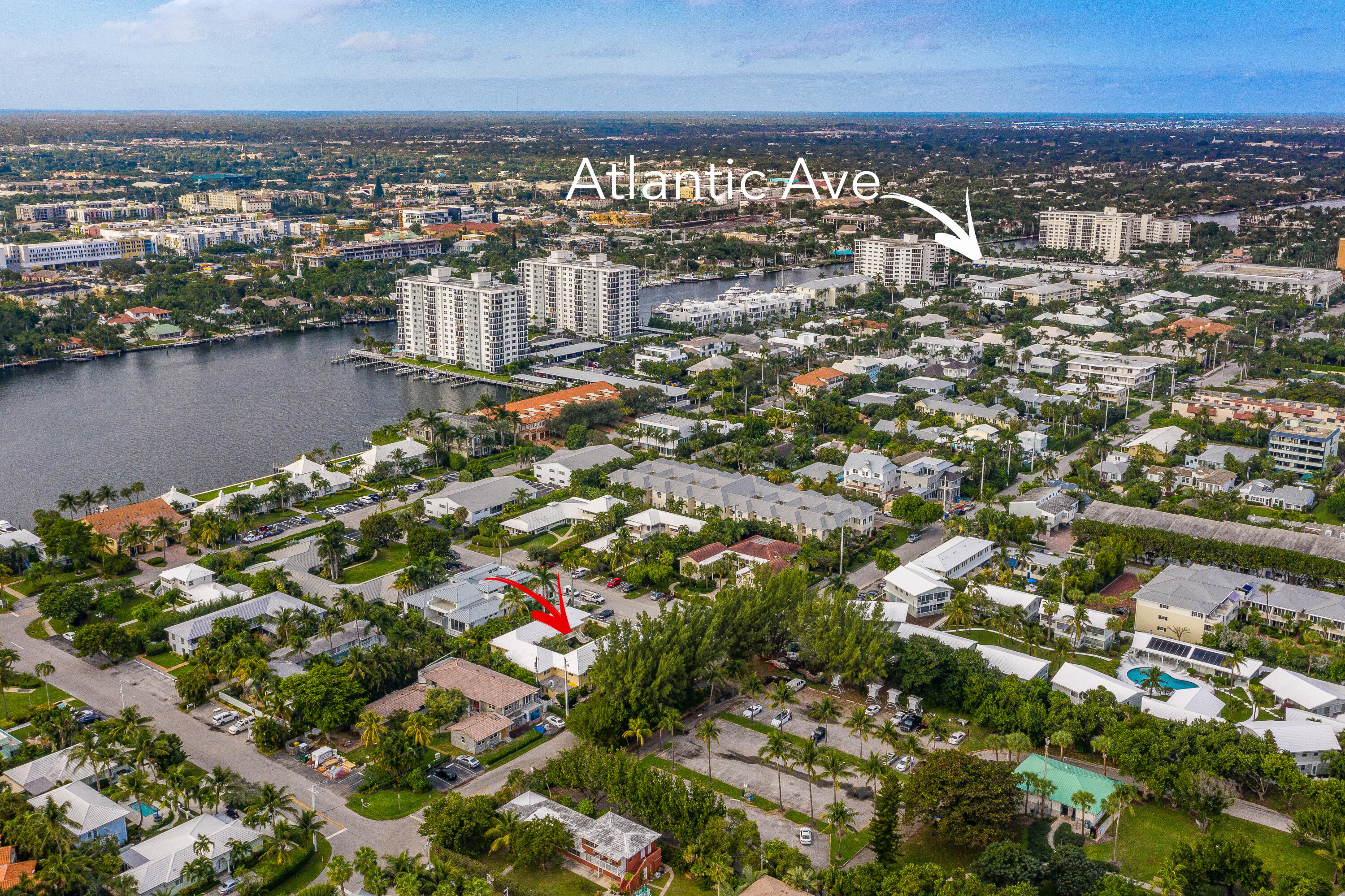 1030 Langer Way, Unit 5 Delray Beach, FL 33483 - Photo 18 of 21 an aerial view of multiple house