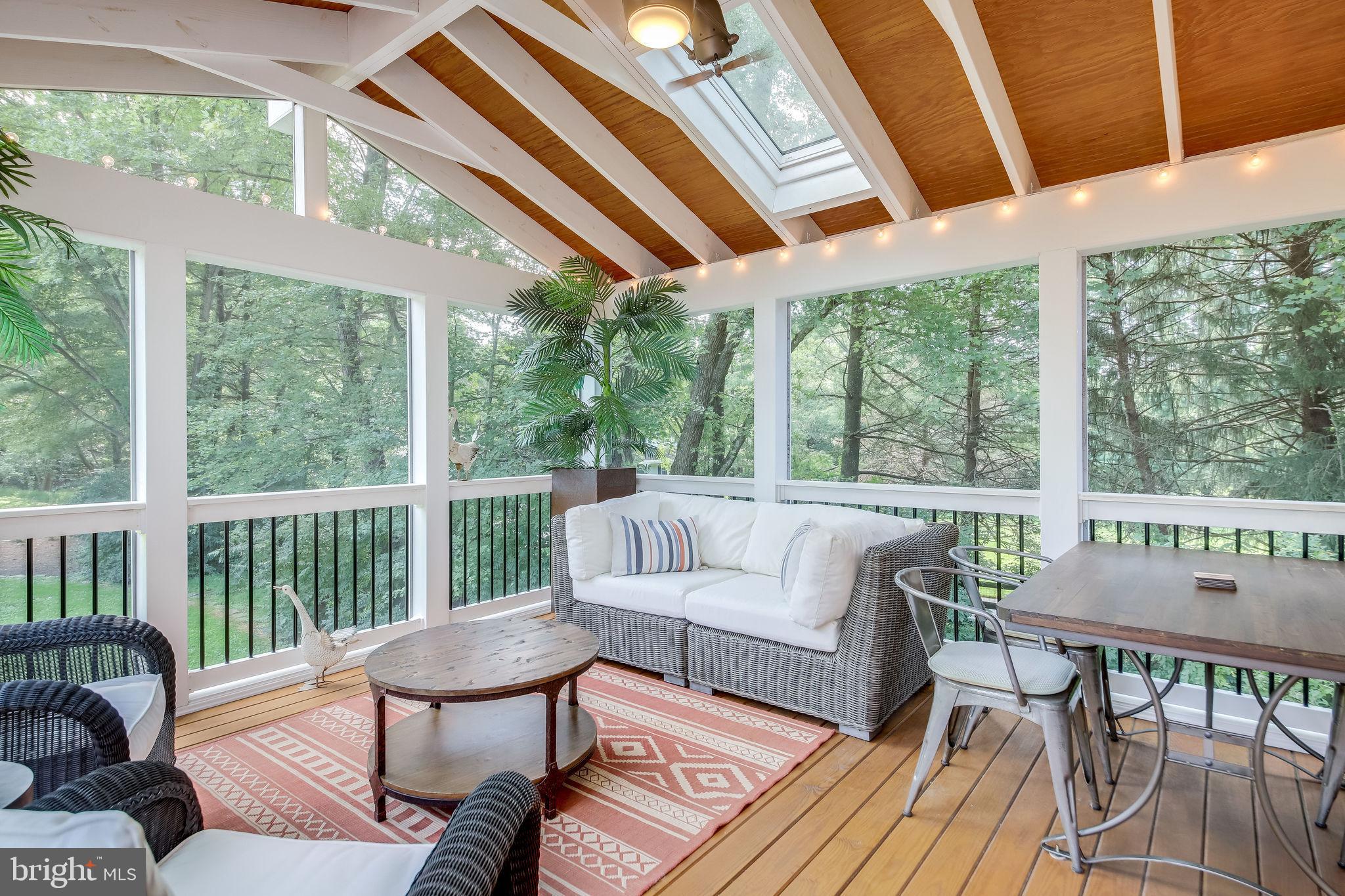 1167 Reston Avenue Herndon, VA 20170 - Photo 25 of 60 Screened-in porch with with two skylights