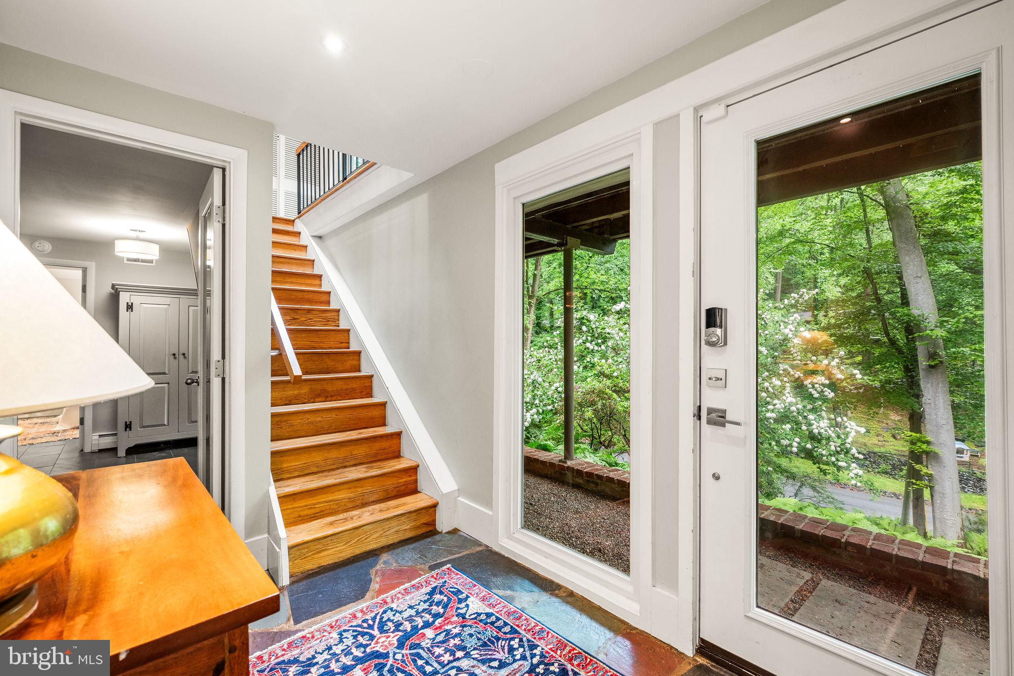 422 Oak Valley Road Media, PA 19063 - Photo 10 of 34 Front entry with steps to the upper level