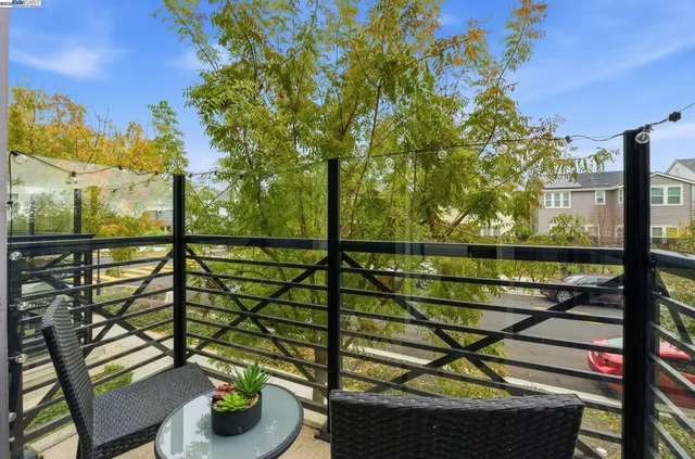 a view of outdoor space with seating