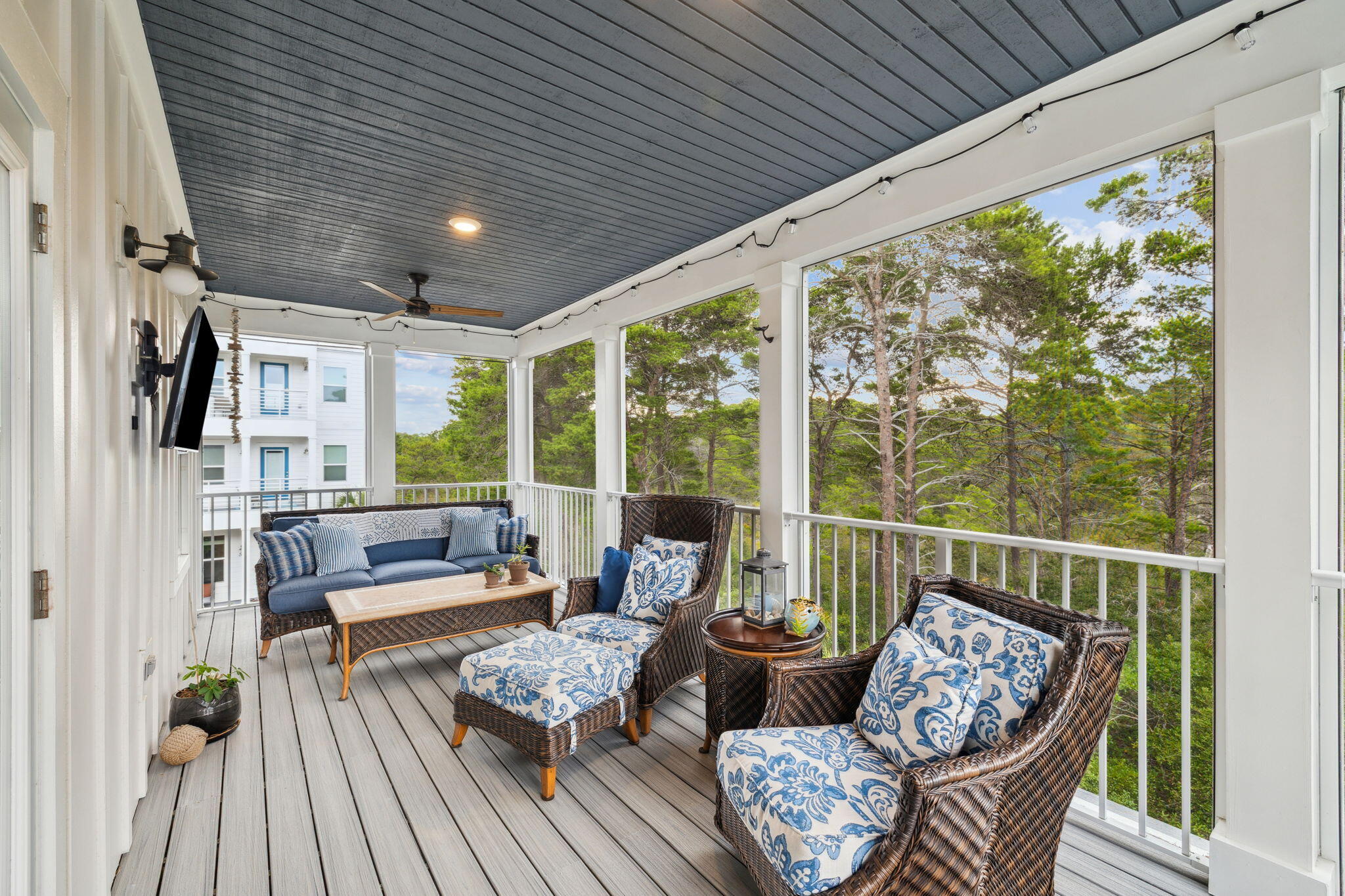 38 Constant Avenue Santa Rosa Beach, FL 32459 - Photo 22 of 36 a outdoor living space with furniture and a potted plant