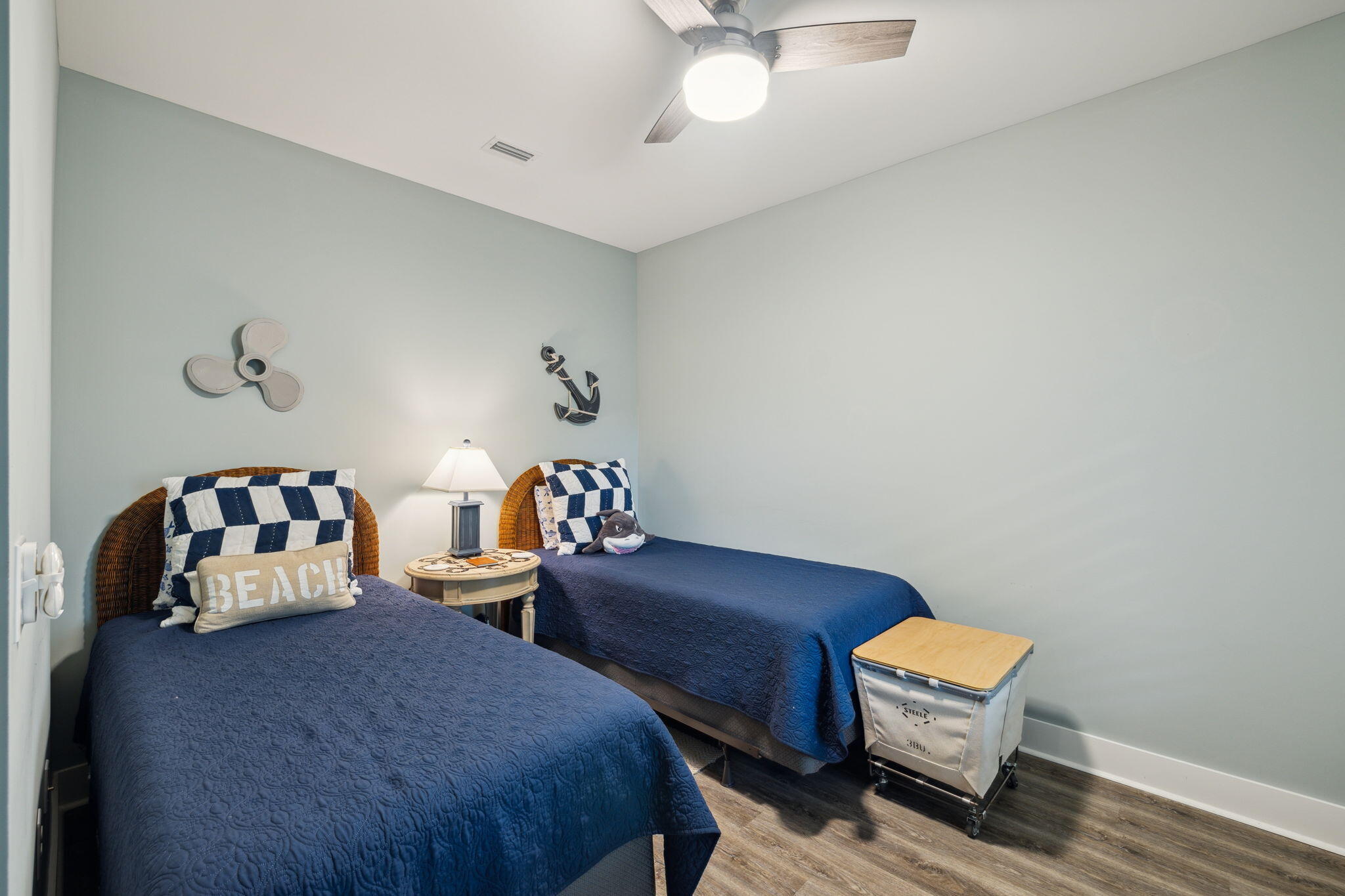 38 Constant Avenue Santa Rosa Beach, FL 32459 - Photo 24 of 36 a bedroom with two beds and painting on the wall