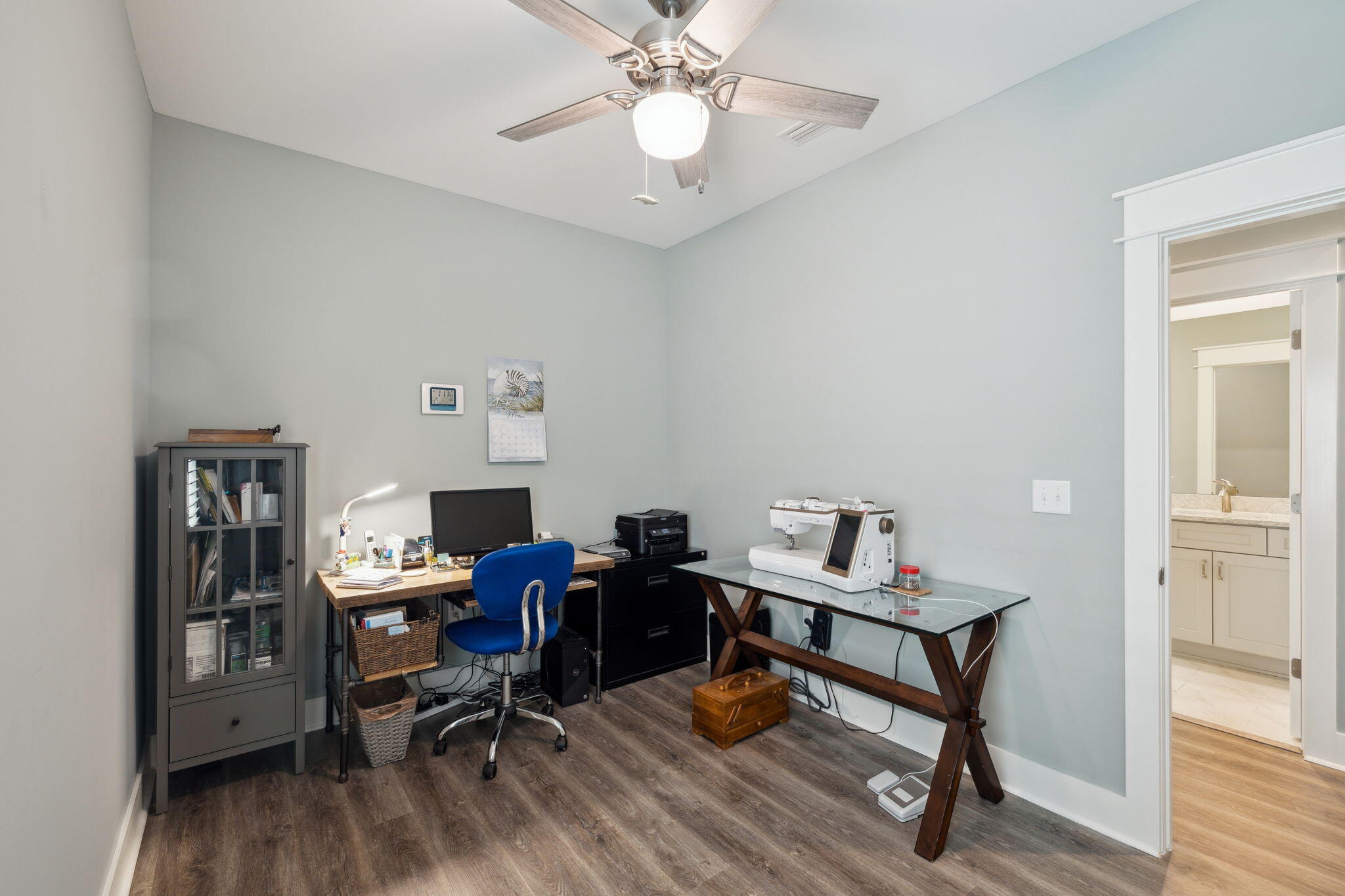 38 Constant Avenue Santa Rosa Beach, FL 32459 - Photo 32 of 36 a view of a workspace with furniture and a workspace