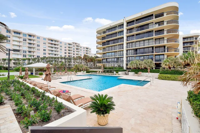 a view of a city and tall buildings