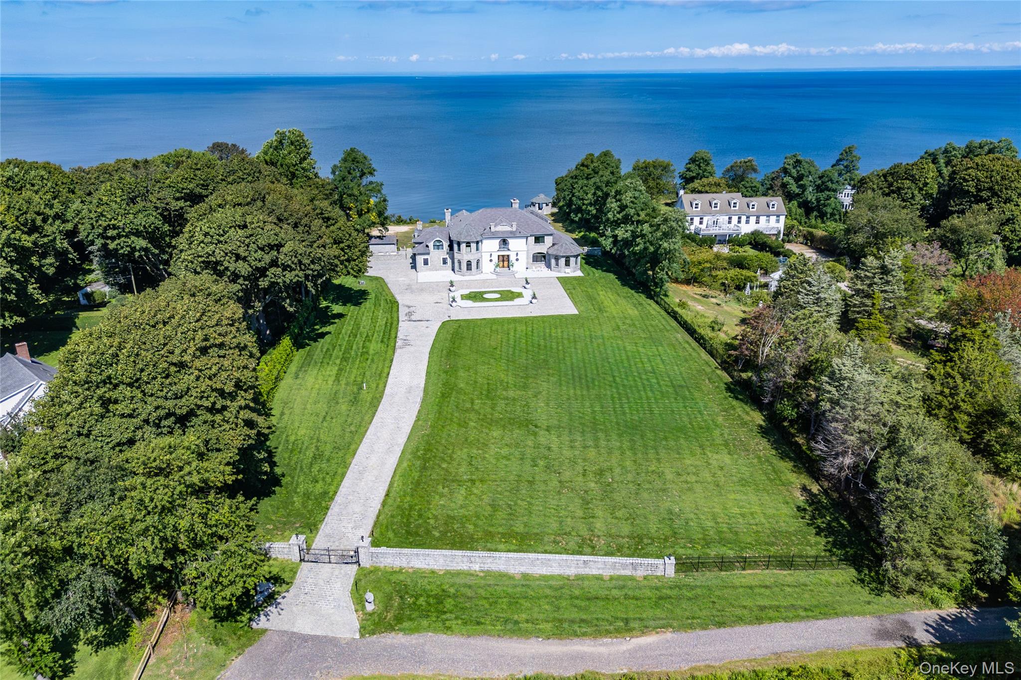 3875 Hallock Lane Mattituck, NY 11952 - Photo 47 of 50 Aerial view of property and surrounding area featuring a large body of water
