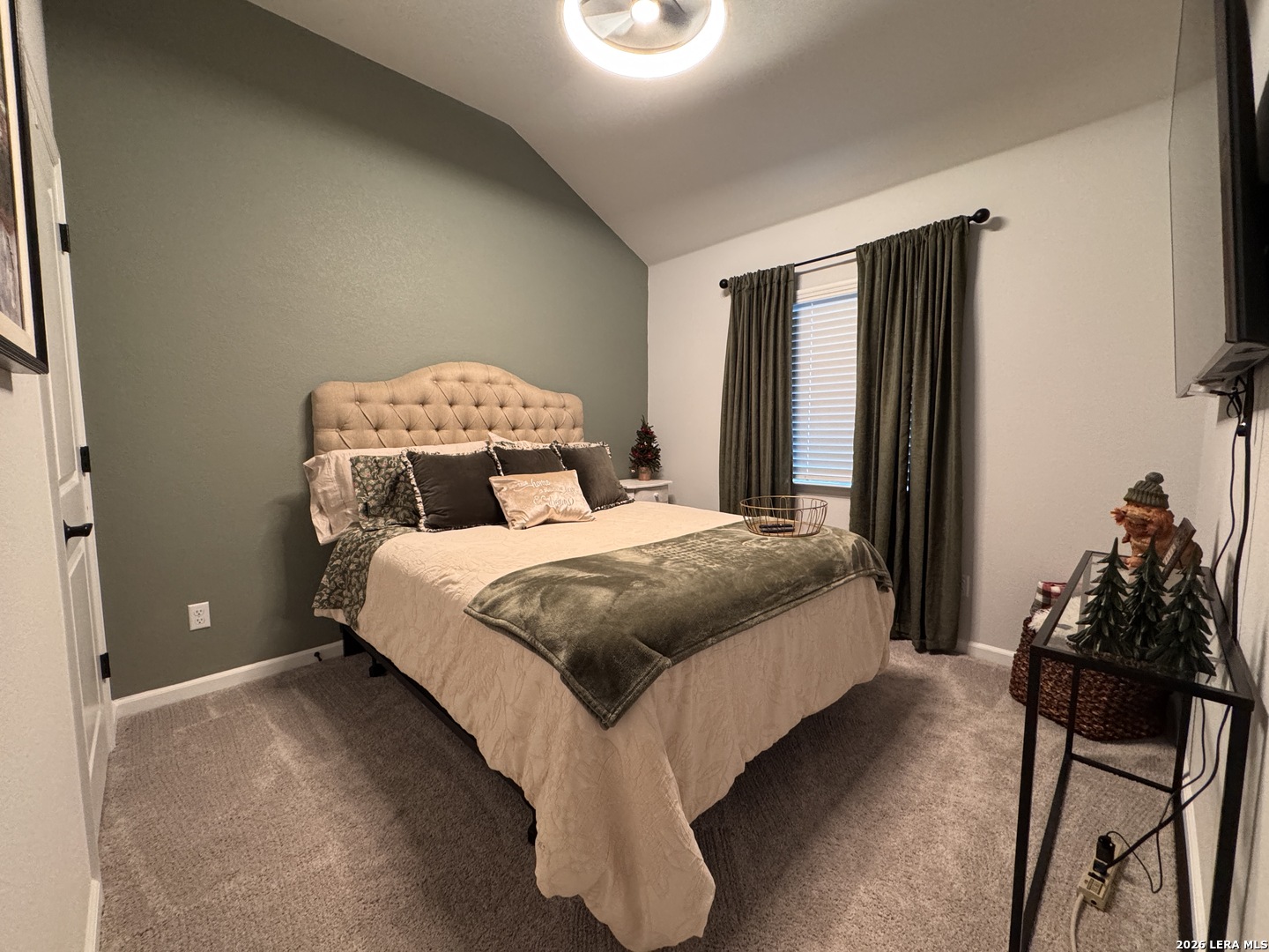 142 Willamette Way Kyle, TX 78640 - Photo 21 of 29 a bedroom with a bed and a potted plant