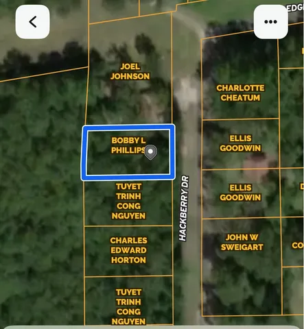 $7,500 | Tbd Hackberry Drive, Onalaska, TX 77360