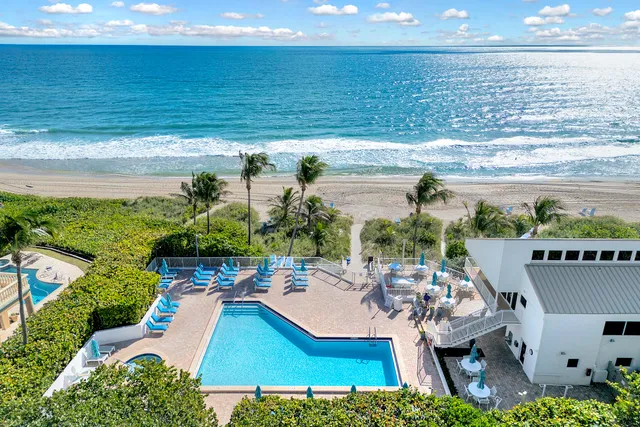 a view of a lake with a ocean view
