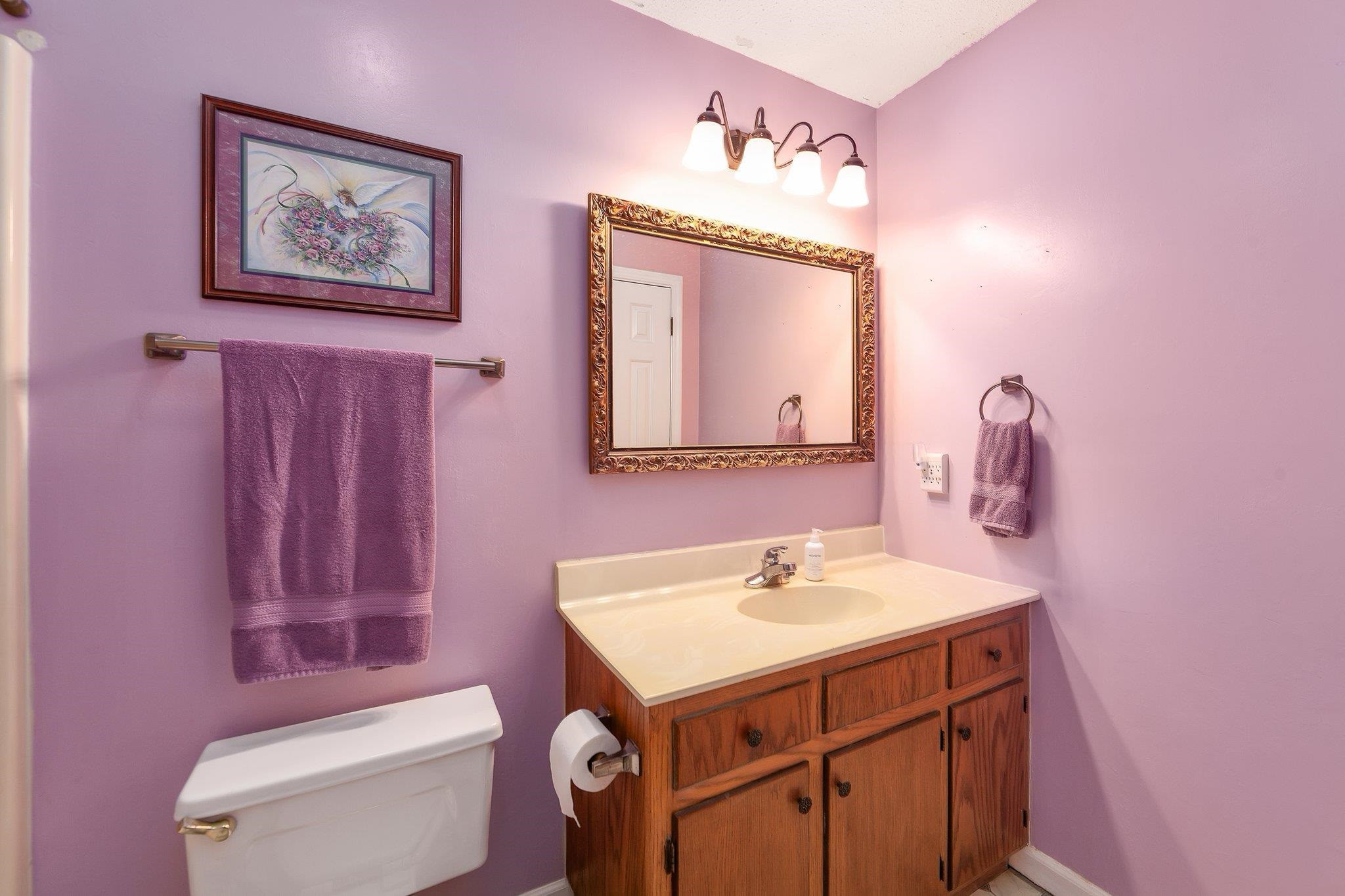 56 Ridgeoak Place Jackson, TN 38305 - Photo 22 of 34 a bathroom with a sink mirror and toilet