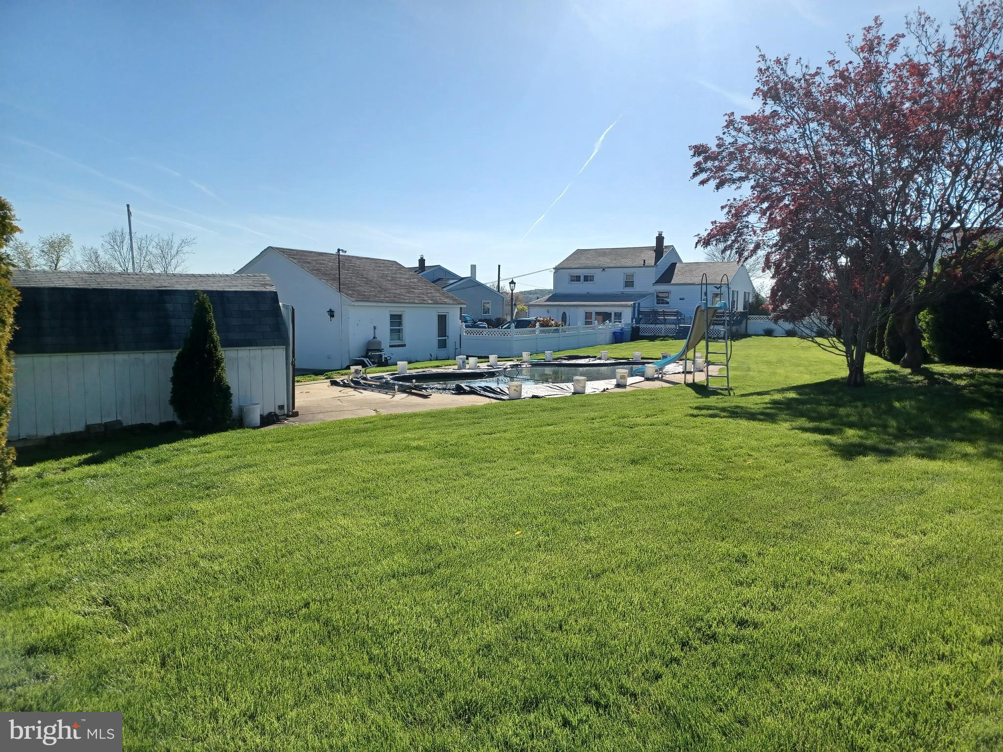 1213 Woodside Road Conshohocken, PA 19428 - Photo 12 of 29 Rear Yard, shed, pool, garage