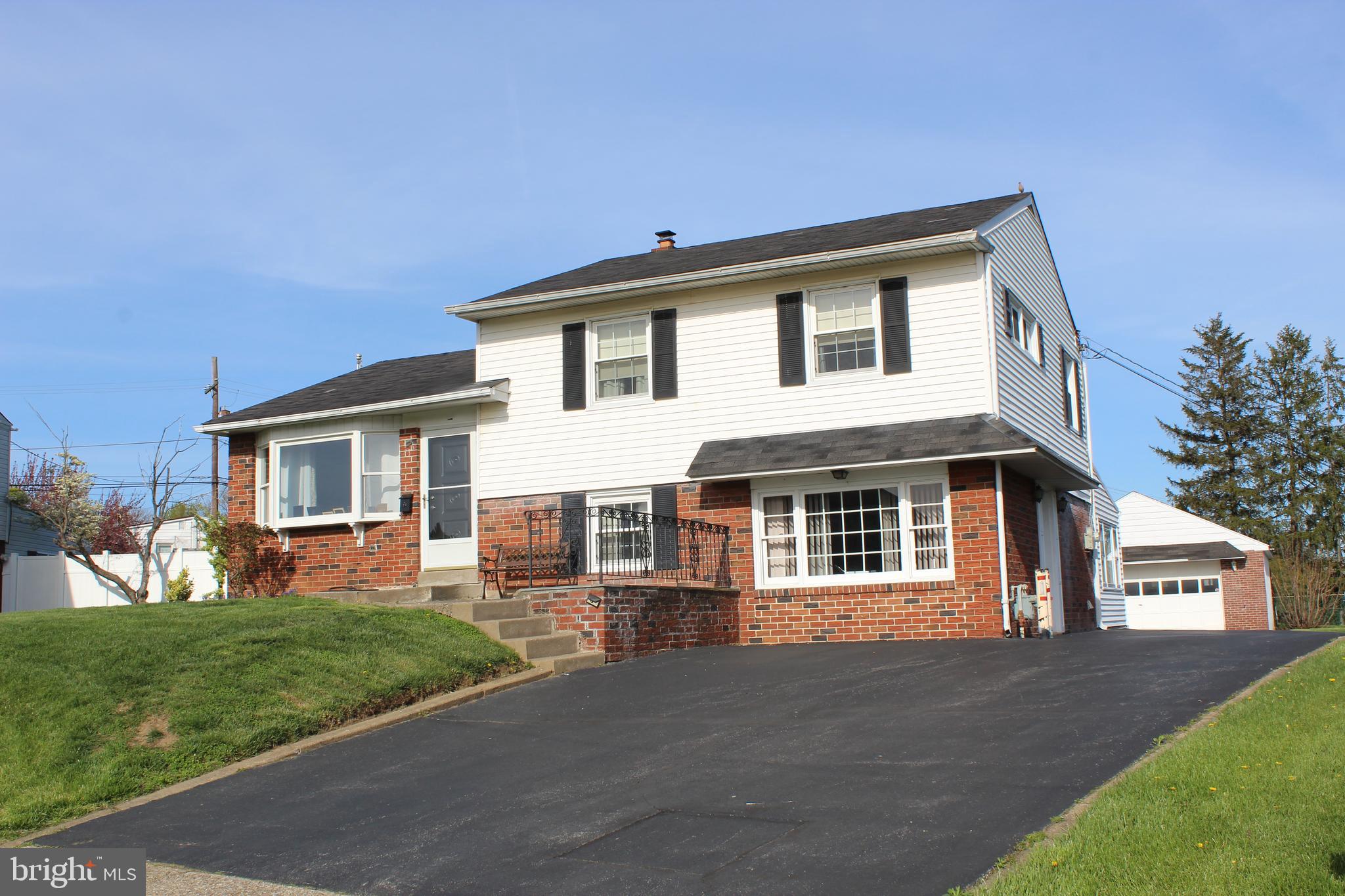 1213 Woodside Road Conshohocken, PA 19428 - Photo 4 of 29 View from street with detached garage