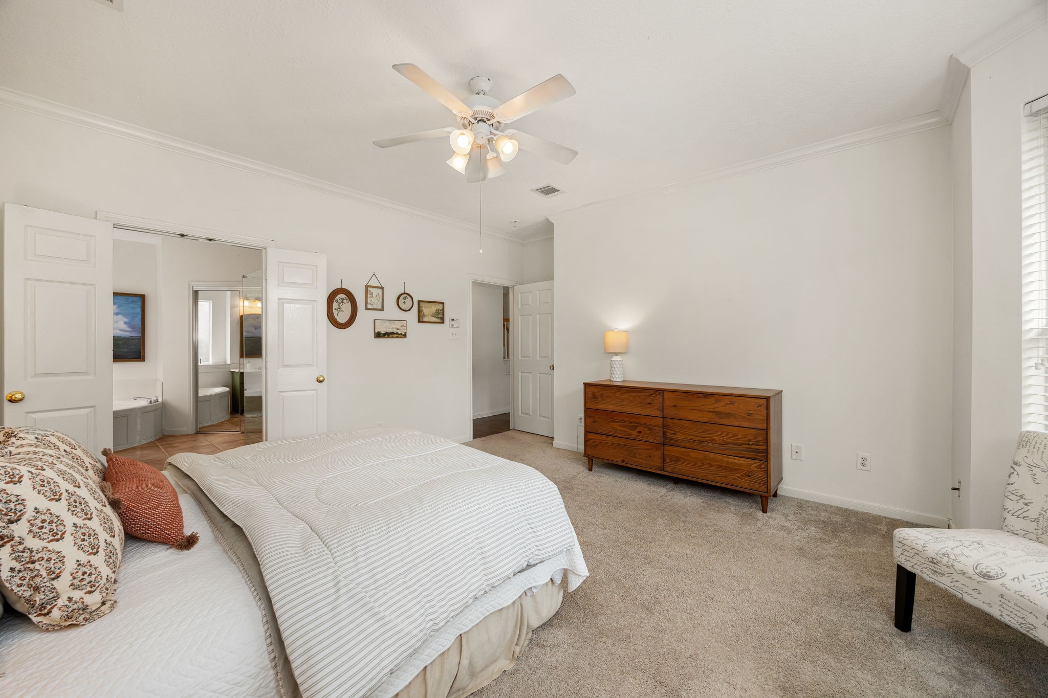 25535 China Springs Spring, TX 77373 - Photo 11 of 36 Large primary bedroom with fresh carpet