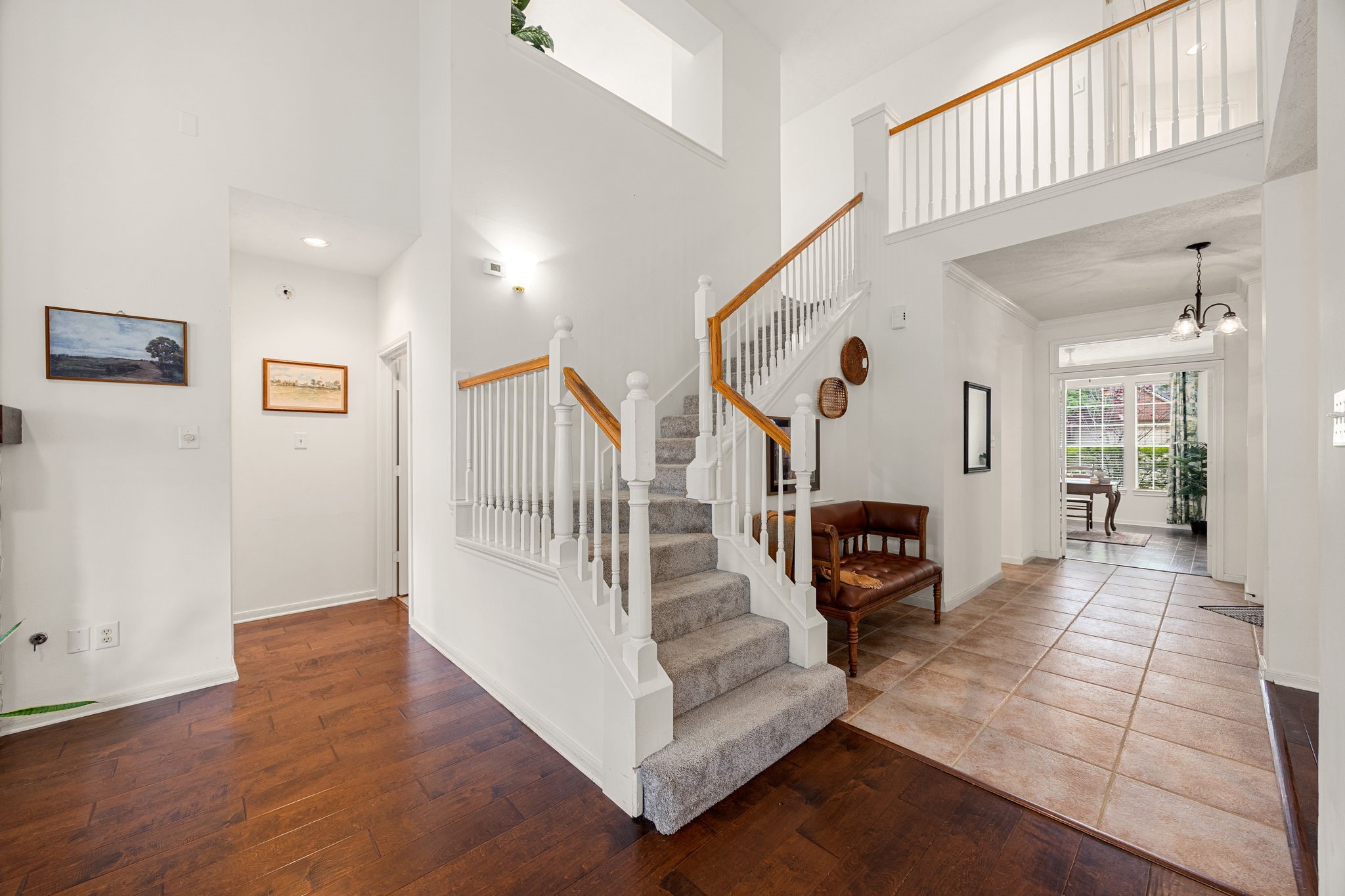 25535 China Springs Spring, TX 77373 - Photo 16 of 36 Head upstairs for beautiful views of the 2 story living area and additional bedroom & entertainment space